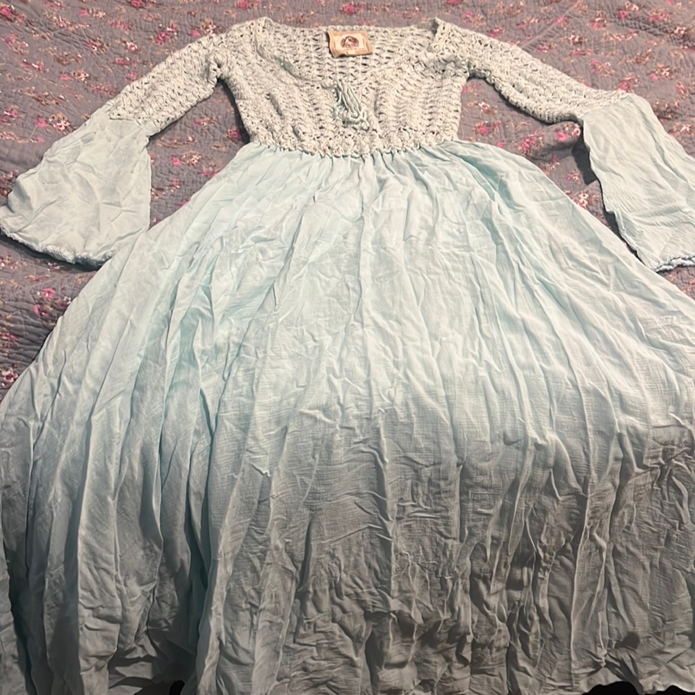 Trade only, do not buy Vintage CU crochet top dress